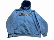 Billabong Hoodie Y2K faded surf wear sweatshirt logo graphic chest  sleeve Xl