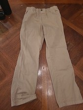 Children  s Place Boys Size 10 Pull On Khaki Pants Tan Stretch Uniform Elastic C