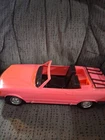 Vintage Barbie Car 1983 Hot Pink Meritus Convertible w Luggage Rack