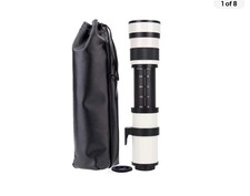 Telephoto Lens 420-800mm f/8.3 Manual for Canon EF Mount T7i T6 T6i T6s T7 T8...