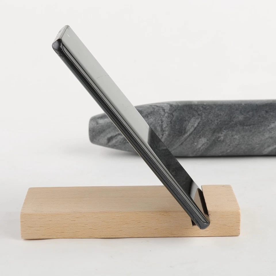 12 in Natural Grey Marble French Rolling Pin Non-Stick Baking Tool | Unique Gift - Image 4 of 4