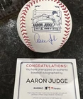 Aaron Judge Signed 2017 AL Rookie of the Year Baseball Yankees MLB Fanatics Coa