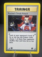 Pokemon TCG Team Rocket ROCKET’S SNEAK ATTACK 16/82 NM 1st Edition Holo, WotC on eBay
