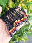 10 Handmade Aboriginal Aborigines Black Stone Cotton Necklaces Wholesale