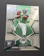 SAUCE AHMAD GARDNER ROOKIE 2022 Panini Mosaic #335 Silver Prizm (RC) colts jets 