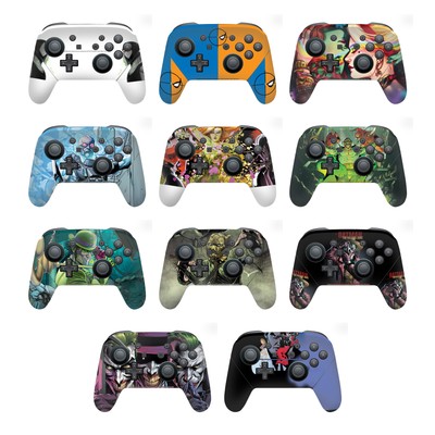 BATMAN DC ROUGE GALLERY MATTE VINYL SKIN FOR NINTENDO SWITCH PRO CONTROLLER