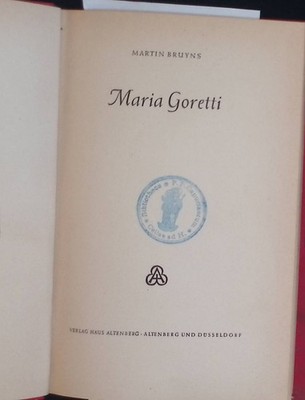 Maria Goretti. Bruyns, Martin: 2119119