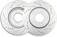ECCPP 53004 2pcs Front Vented Disc Brake Rotors for Chrysler Town & Country