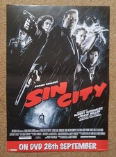 Sin City (2005) - original UK DVD poster  -  Bruce Willis