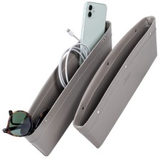 Car Seat Gap Organizer Pack of 2 Prevents Items Falling  Seat Gap Filler ...