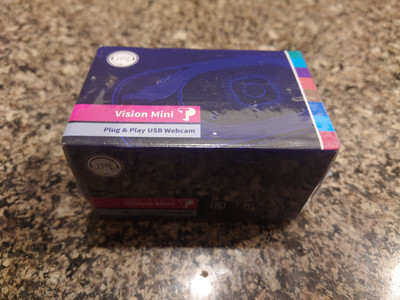 JPL Vision Mini TP Plug and Play USB Webcam. Factory Sealed. 