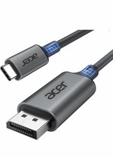 Acer USB C to Displayport Cable 6.6 FT 4K 60HZ 2K 165Hz , Type-C to Displayport