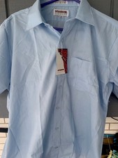 Vintage McGregor classic blue shirt New NWT Classic office look w pocket 16.5