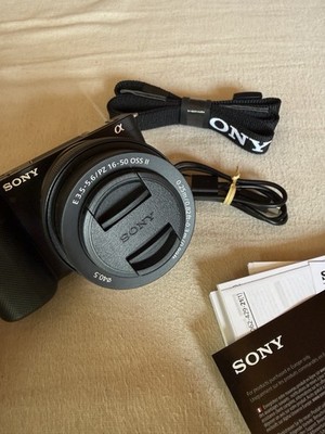 Sony Alpha ZV-E10 25,0 MP Spiegellose Systemkamera - Schwarz (16-50mm F3,5-5,6)