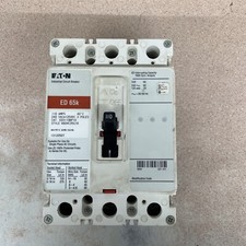 EATON Industrial Circuit Breaker ED 65K 110 Amps 240V ED3110BP10 3 Poles