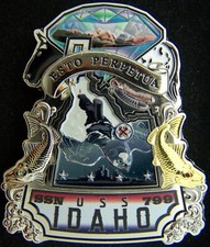 USS Idaho SSN 799 Navy Challenge Coin