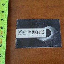 KODAK AUTOMATIC 35 CAMERA WITH EKTANAR LENS MANUAL OWNERS VINTAGE BOOKLET
