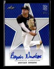 2020 Leaf Perfect Game National Showcase #BA-BS2 Brayden Sanders Blue #/15