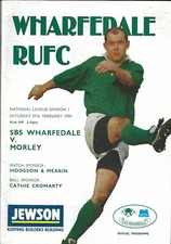 Wharfedale v Morley 27 Feb 1999 Wharfedale RUGBY PROGRAMME