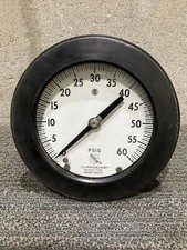 ASHCROFT 0-60 PSI DURAGAUGE BRONZE TUBE BRASS SOCKET PRESSURE GAUGE 222