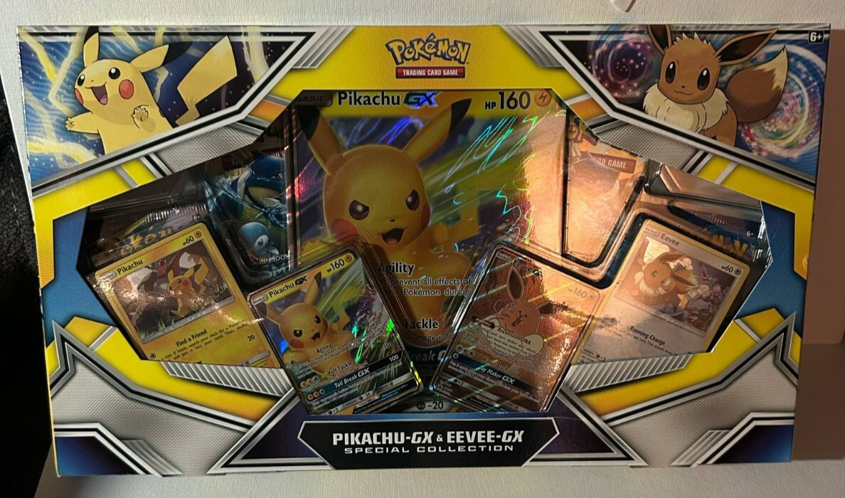 POKEMON TCG PIKACHU-GX & EEVEE-GX SPECIAL COLLECTION BOX