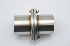 All Out Fab 3.5 inch Exhaust Flange Repair Pipe Kit 2 Bolts & Gasket hardware