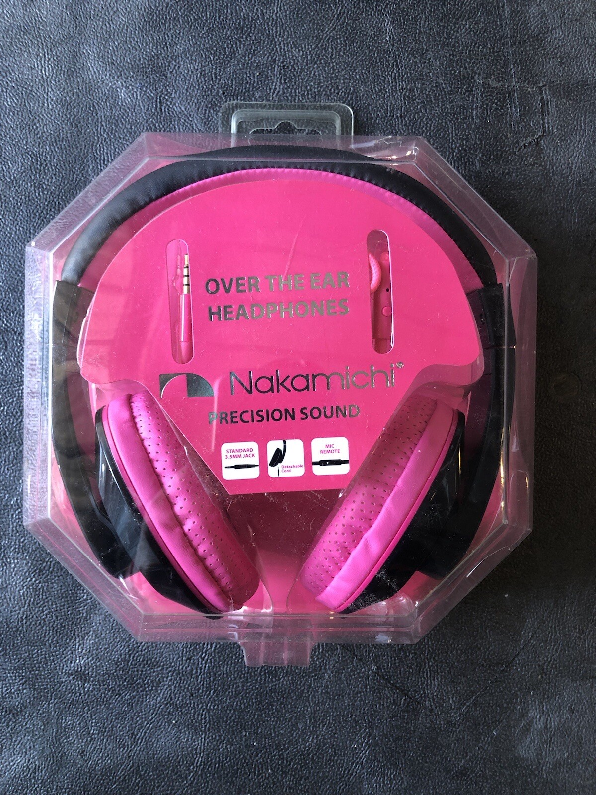Nakamichi NK780 Over-Ear Headphones with Metallic Mic for Precision Sound-image