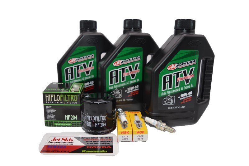 Kawasaki Brute Force Tune Up Oil Change Kit NGK Spark Plugs Oil Filter KVF 650