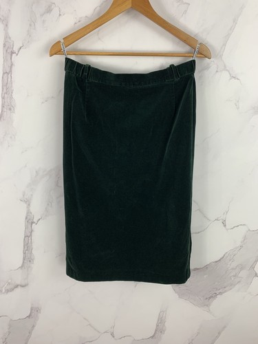 Vintage Givenchy En Plus Velour Skirt Size F46 US 12W - Picture 4 of 9