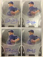 (4) 2013 Bowman Sterling Prospect AUTO #DW Devin Williams BREWERS ROY
