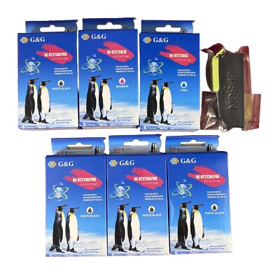 G & G Ink for use with Epson Expression Premium XP-520 - 7 Cartridges 273