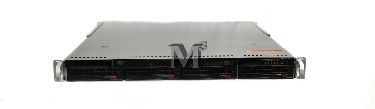 Supermicro 1U SuperChassis 815TQ-700UB - w/ X8DTU-F - E5520 2.26
