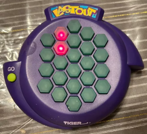 Vintage Lastout Handheld Game by Toy Tiger Electronics 1997 Works