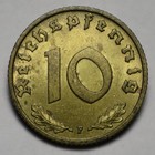 Germany 1938 F 10 Reichspfennig, KM#92, Choice AU — photo 2