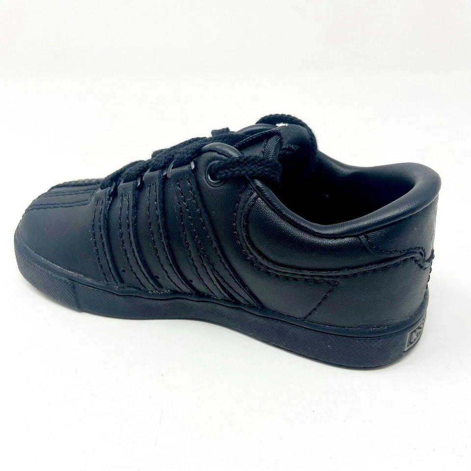 K-Swiss Clásico Triple Negro Infantil Bebé Zapatos Informales Tenis 20144 Foto 3 de 4
