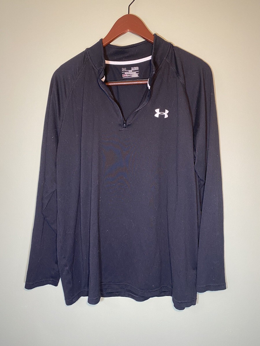 Clothing Under Armour Womens Zip Top Under Armour Loose XL Black