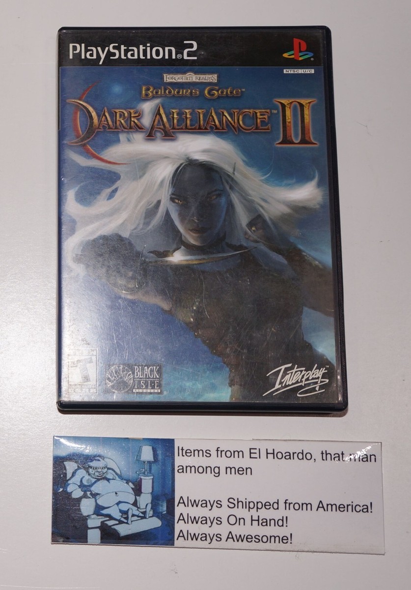 Baldur's Gate: Dark Alliance II 2 Case and Cover Only for