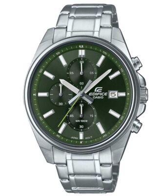 Casio Silver Mens Chronograph Watch Edifice EFV-610D-3CVUEF