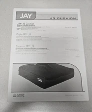 Owner's Manual for JAY J3 Wheel Chair Power Mobility Seat Cushion
