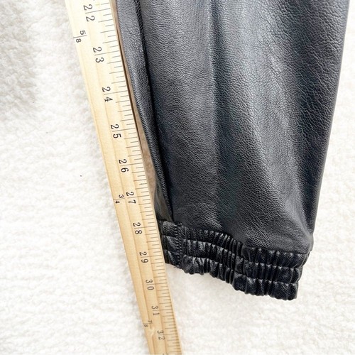 SPANX Women's Leather like Jogger pants Size L NEW - Picture 9 of 9