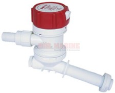 Marine Dual Port Boat Livewell Pump Rule Angled Thru Hull Inlet 800 GPH 12v