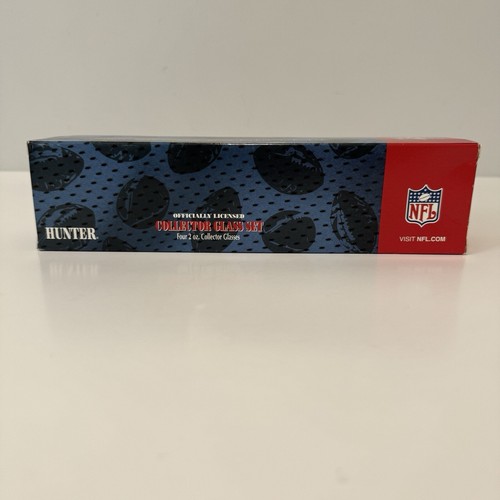 NFL Tennessee Titans Shot Glass Collector Set of 4 Glasses Cup HUNTER NEW - Picture 4 of 9