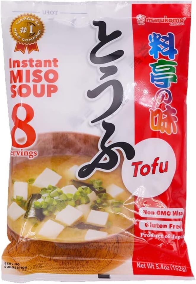 Marukome Instant Japanese Miso Soup Assorted Mix Package (48