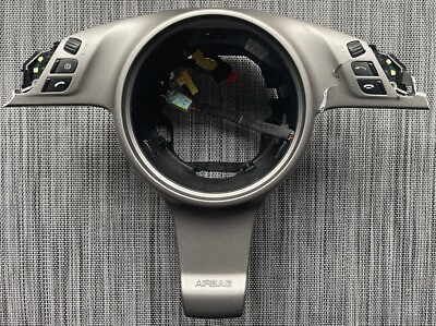 Porsche 997.2 PDK Multi Function OEM Steering Wheel Trim Silver *DAMAGED