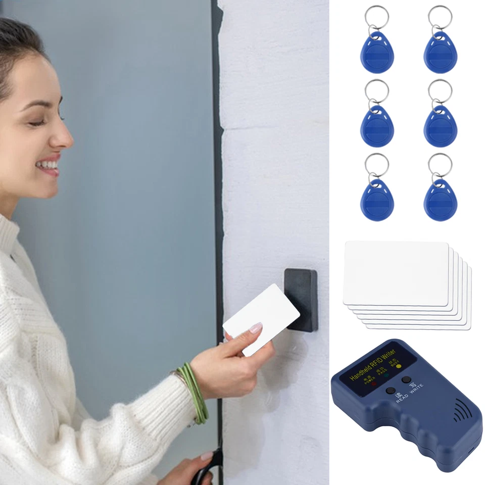 125-kHz-Handheld-RFID-Kopierer, ID-Lesegerät, Programmierer, Kartenkopierer mit - Bild 4 von 4