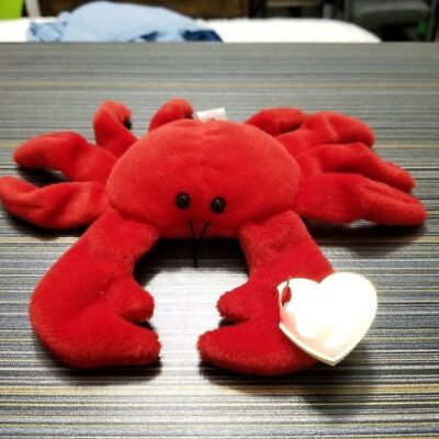 Vintage retired Digger Beanie Baby PVC pellets 1993