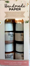 American Crafts Handmade Paper Powdered Pigment 0.25 oz x 6 Colors