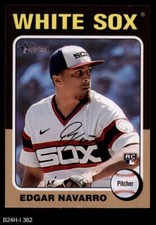 2024 Topps Heritage #362 Edgar Navarro White Sox RC 8 - NM/MT