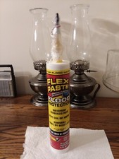 Used 2/3 full Flex Paste Flood Protection 9oz Cartridge January 2024 Purchase