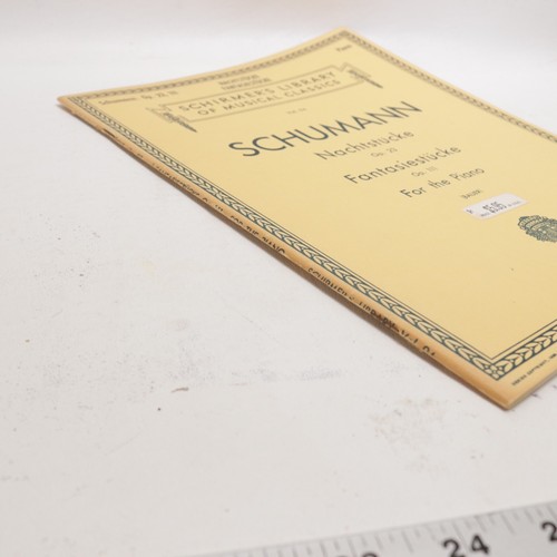 Schumann Nachtstucke Fantasiestucke Piano Songbook Score 1945 Schirmer - Picture 2 of 6